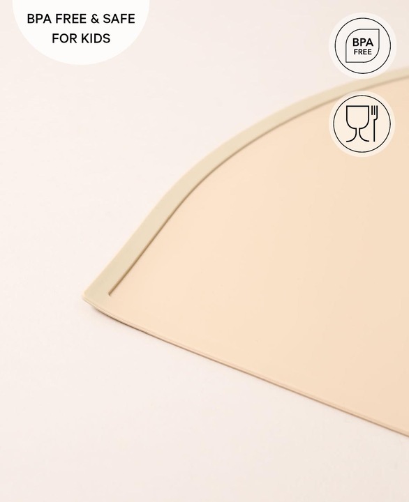Image du produit Esmée Kindertischset Halbrund Silikon (1 x, 48 x 30 cm)