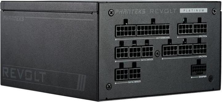 Produktbild Phanteks Revolt 1000W Platinum, ATX 3.0, PCIe 5.0, vollmodular - 1000 Watt, schwarz (1000 W)