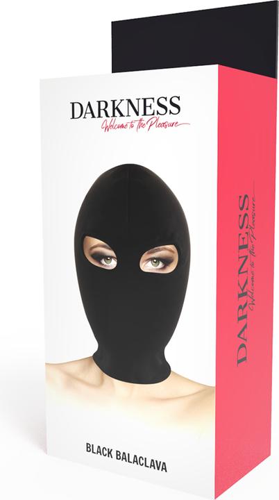 Productafbeelding Darkness Zwarte Balaclava" hoofdmasker met oogopening