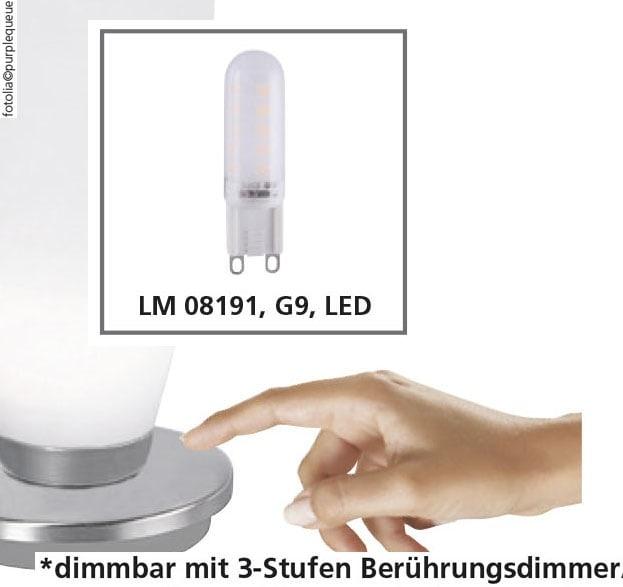 Produktbild Paul Neuhaus stahl LEDTischleuchte (245 lm, G9)