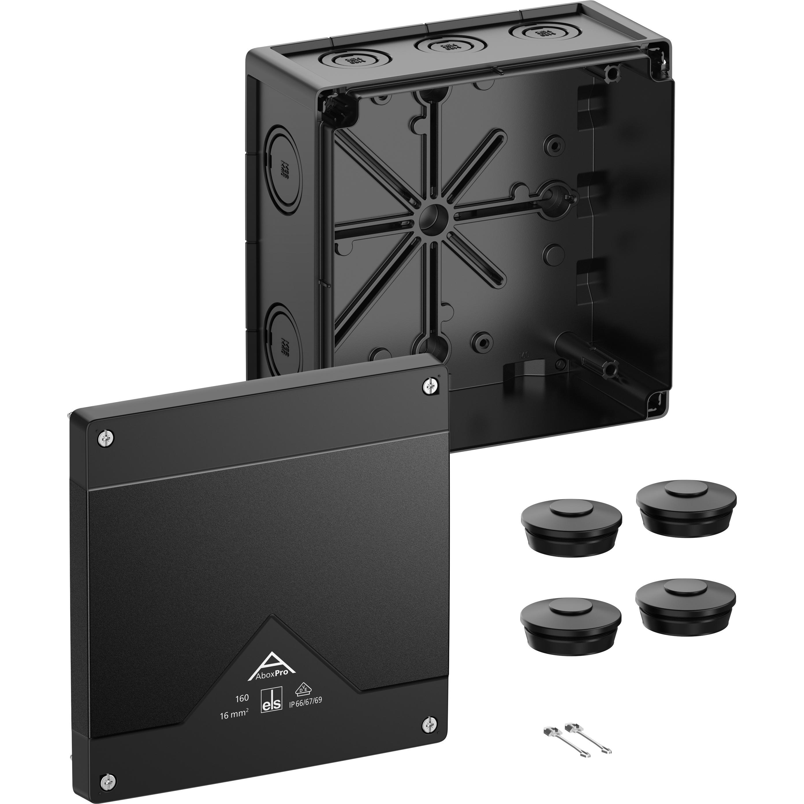 Spelsberg, Abzweigdose, Abox Pro 160-L/sw Abzweigkasten Schutzart 41600001