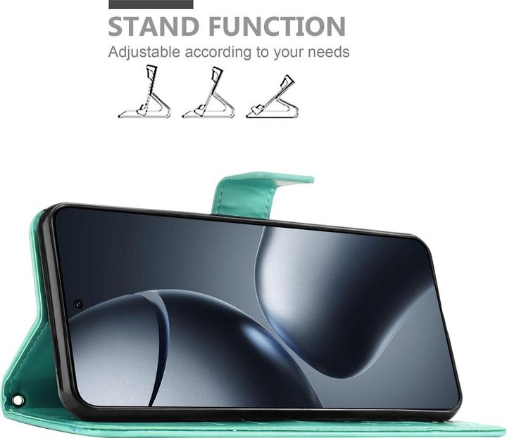 Actual product image Cadorabo Case for Xiaomi 14T Pro Flower Book (Xiaomi 14T Pro)