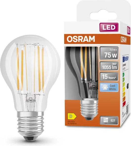 Actual product image Osram Star Classic A (E27, 75 W, 1055 lm, 1 x, D)