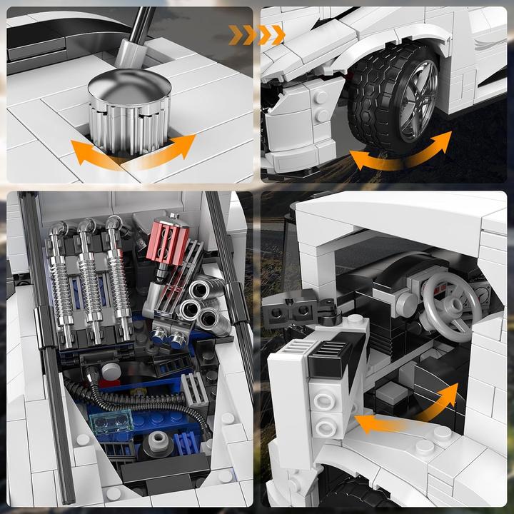 Actual product image Mould King Knight Truck LKW