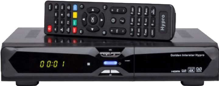 Actual product image Golden Interstar Hypro 4K/UHD, Android (IPTV (ready), DVB-C/T2/S2)