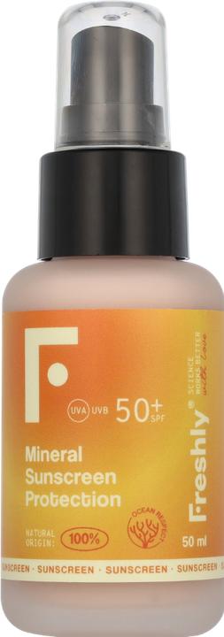 Actual product image Freshly Cosmetics Sunscreen SPF 50 with Physical Healthy Mineral Filters 50ml (Suntan cream, SPF 50, 50 ml, 50 g)