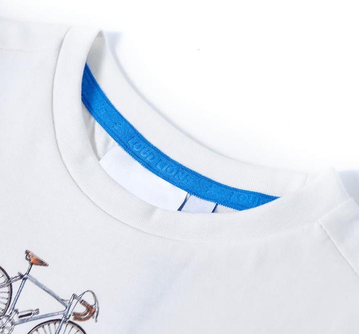 Immagine prodotto vidaXL Maglietta da bambino ecru 104,Materiale: 100 % cotone,Colore (104)