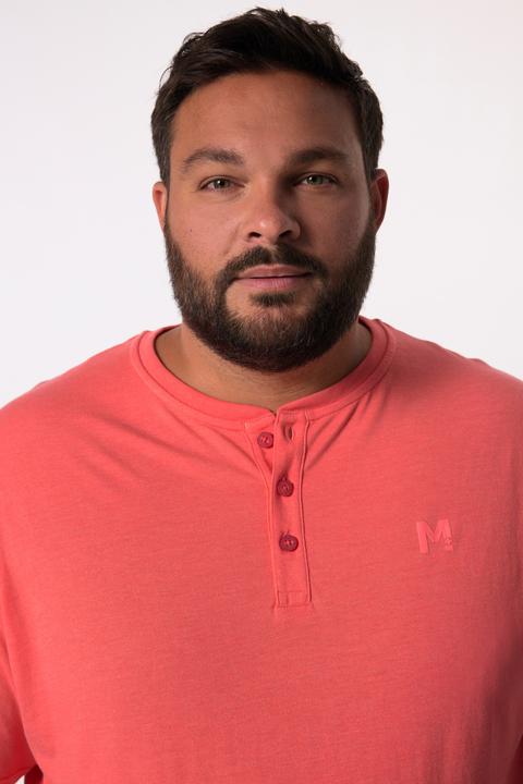 Image du produit Men+ Henley manches courtes et col rond, collection Basic - jusqu'au 8 XL (XL)