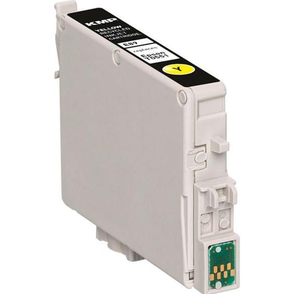 Thumbnail - KMP, Druckerpatrone, E92 Tintenpatrone yellow kompatibel mit Epson T 055 (Y)