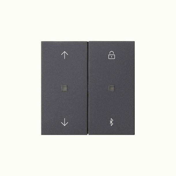 Actual product image Gira S3000 Jal. + time switch BT System 55 anthracite