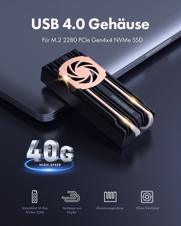 Produktbild Graugear G-M2U4-40G-F (M.2)