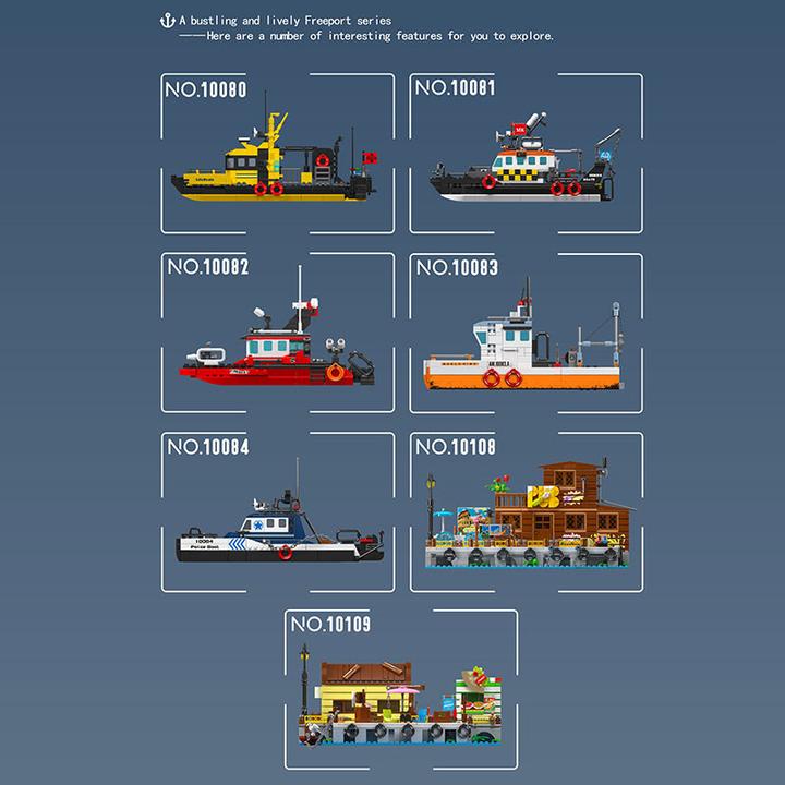 Produktbild Mould King Polizeiboot