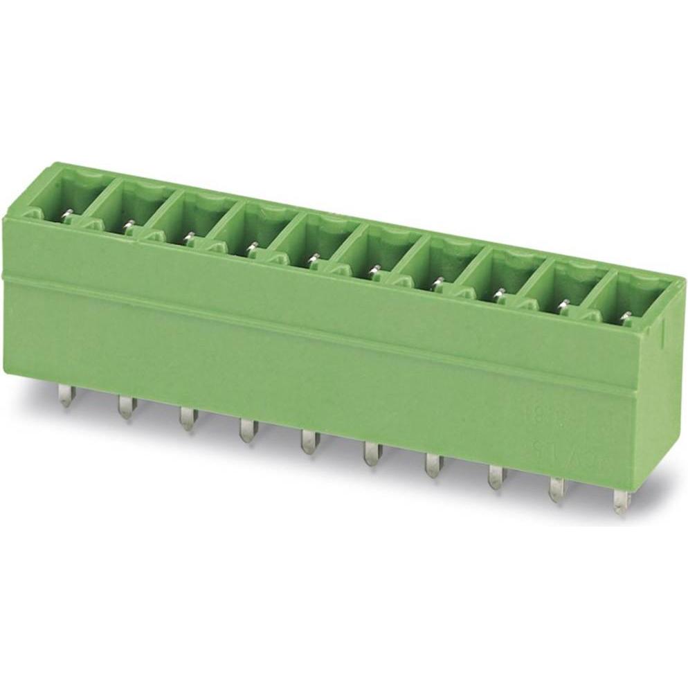 Phoenix Contact Presa diritta PCB passo 3,81mm 12 poli, Cavo + Spina elettrica, Verde