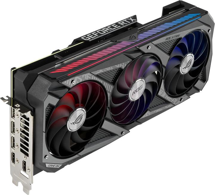 Productafbeelding ASUS ROG-STRIX-RTX3080-O12G-GAMING, HDMI, DP, Actief (12 GB)