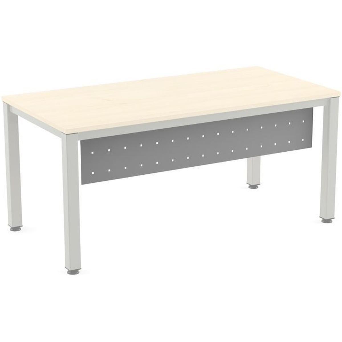 Rocada, Zubehör Büromöbel, Fussraumblende für Schreibtisch Executive Metall 160cm (137x30cm) grau