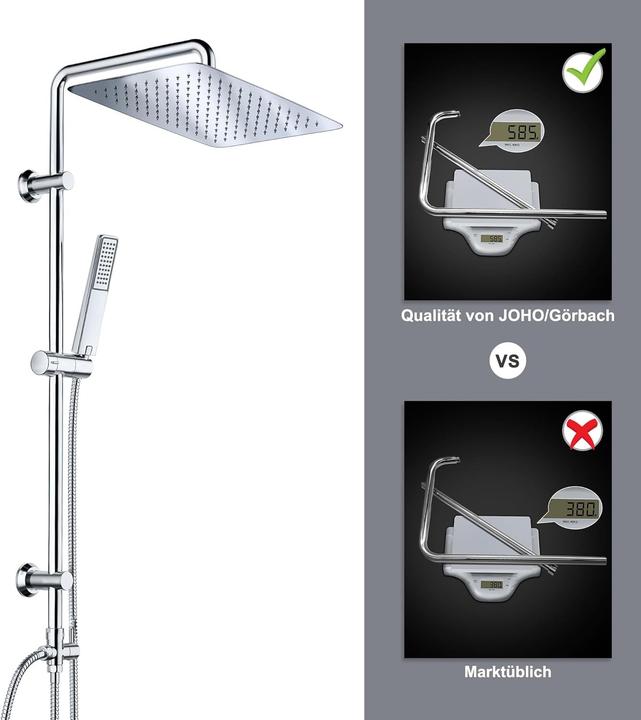 Actual product image Görbach Shower system