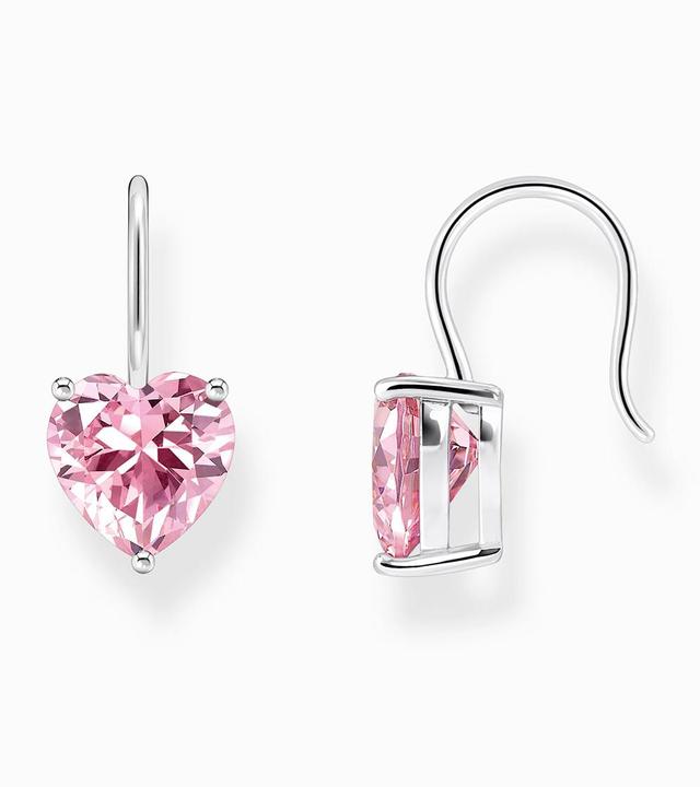 Immagine prodotto Thomas Sabo Orecchini con cuore di zirconi rosa in argento (Argento 925)