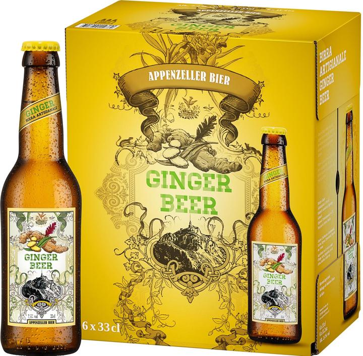 Produktbild Appenzeller Bier Ginger-Beer (6 x 33 cl)