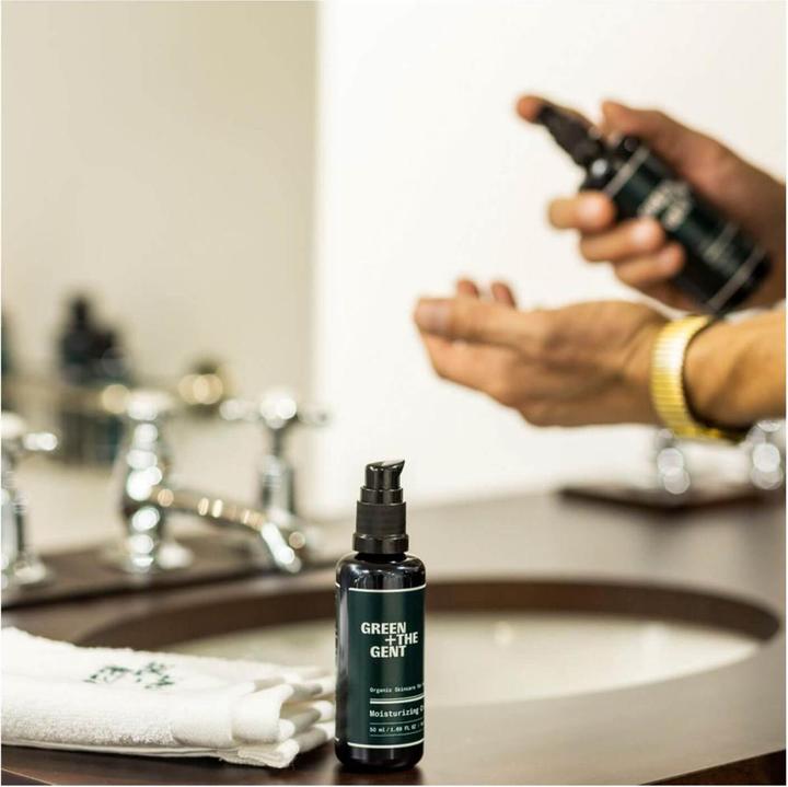 Actual product image Green + The Gent Moisturizing Cream - Vitalizing Moisturizing Cream (50 ml, 24h cream)