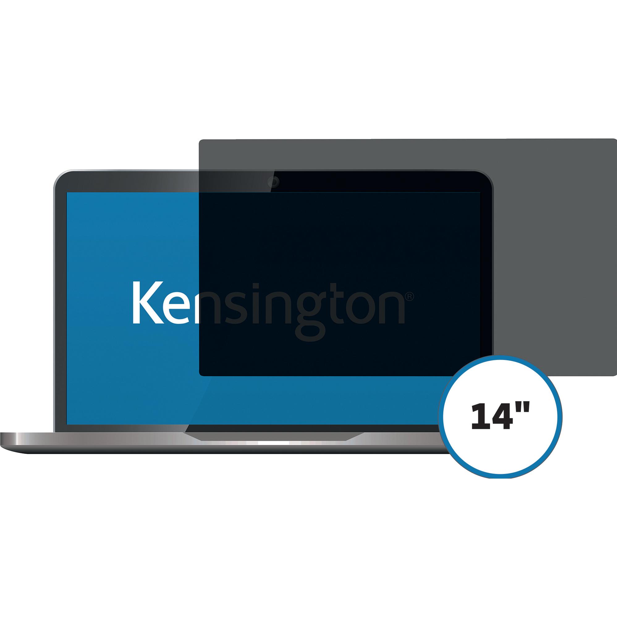 Kensington Filtro per la privacy del notebook (14", 16:9), Pellicola protettiva per notebook