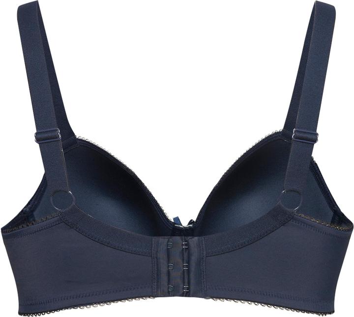 Actual product image Ulla Popken Damen grosse Grössen Bügel-BH, Softschale, Cup B-E nachtblau 105B 697144139-105B (105 B)