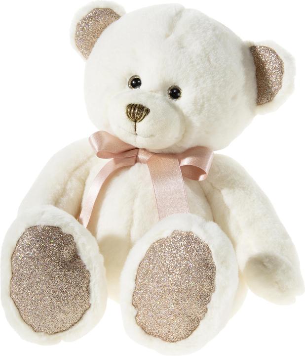 Produktbild Heunec BÄR PEARLIE 'Creamie' mit Rosé-Schleife mittel (23 cm)