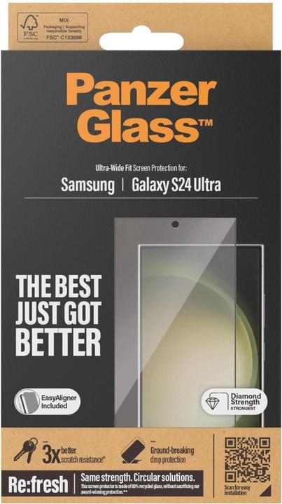 Produktbild PanzerGlass Ultra-Wide Fit (1 Stück, Samsung Galaxy S24 Ultra)