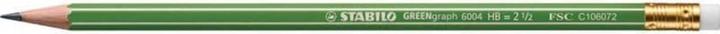 STABILO GREENgraph Crayon avec gomme HB (2.20 mm, HB, 12 x)