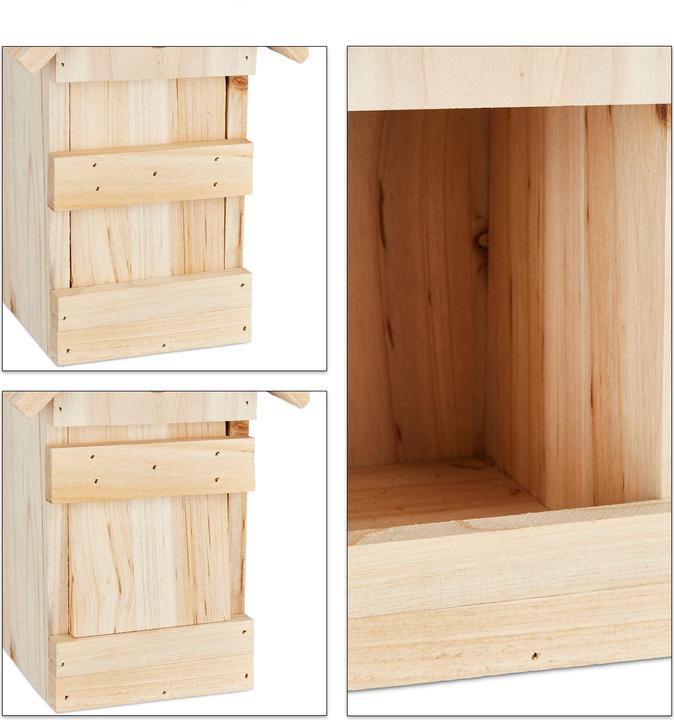 Actual product image Relaxdays Nesting Box, Hanging Birdhouse