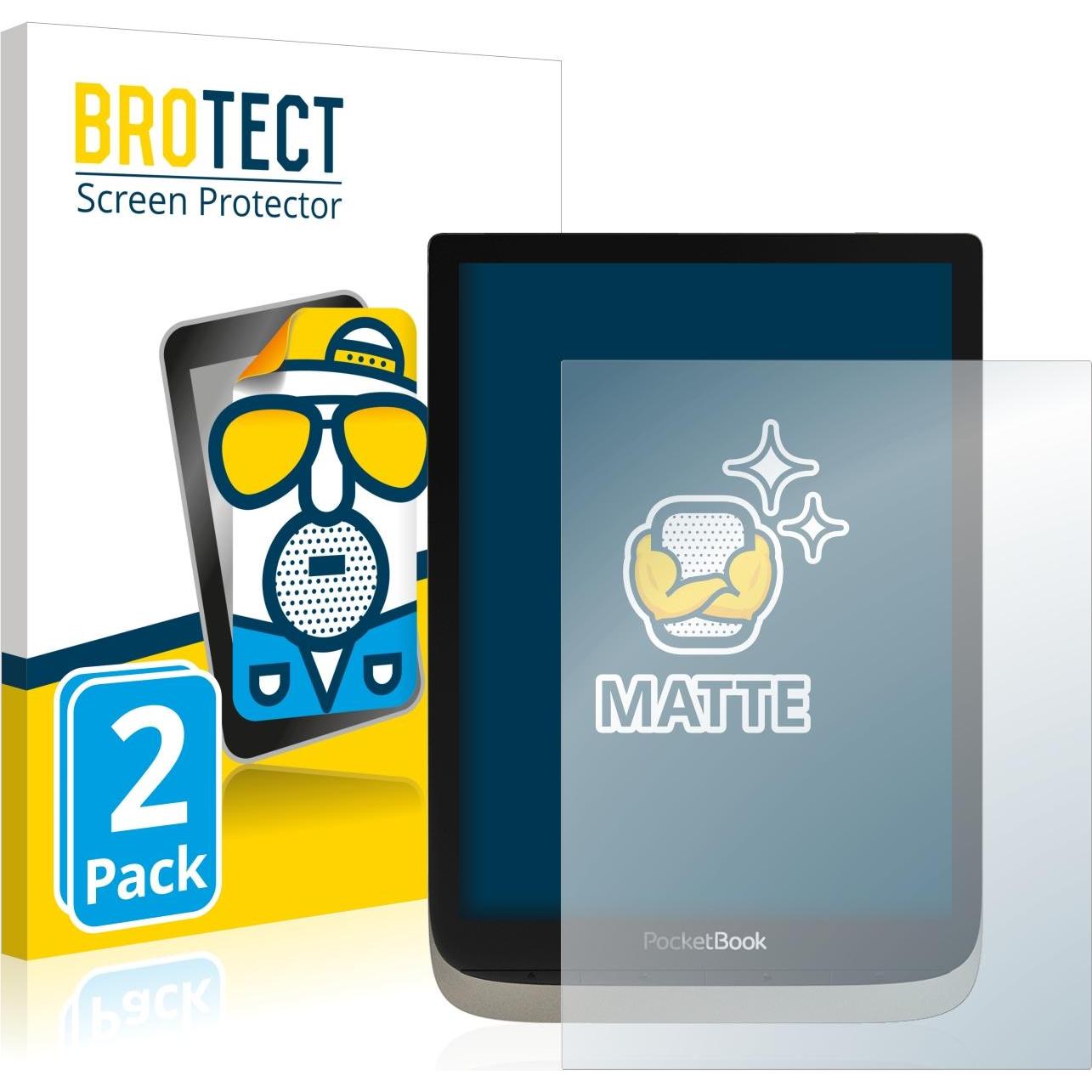 BROTECT Entspiegelungs-Schutzfolie Displayschutz Matt (InkPad Color), eReader Zubehör, Grau