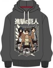 Produktbild NoName ATTACK ON TITAN - Sweat Capuche TRIO Grey (M) (M)