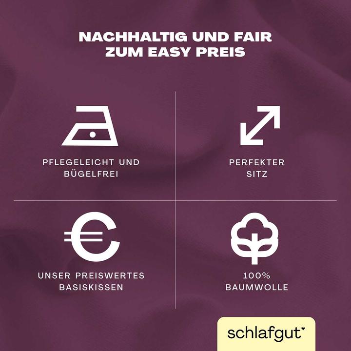 Immagine prodotto schlafgut Easy Jersey (Copricuscino, 70 x 90 cm)