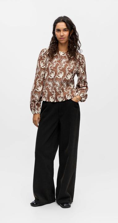 Image du produit Object Gemusterte Bluse (38)