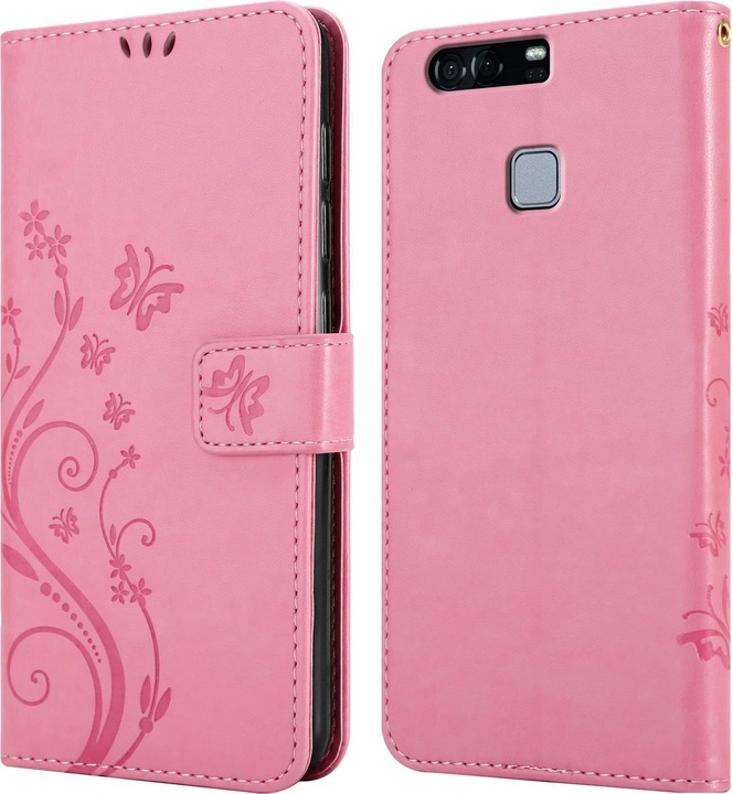 Produktbild Cadorabo Flower Book Cover (Huawei P9)