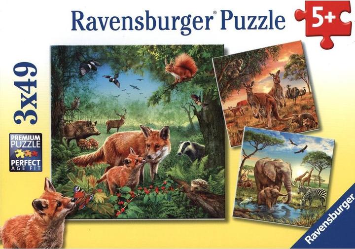 Actual product image Ravensburger animals of the earth (49 pieces)