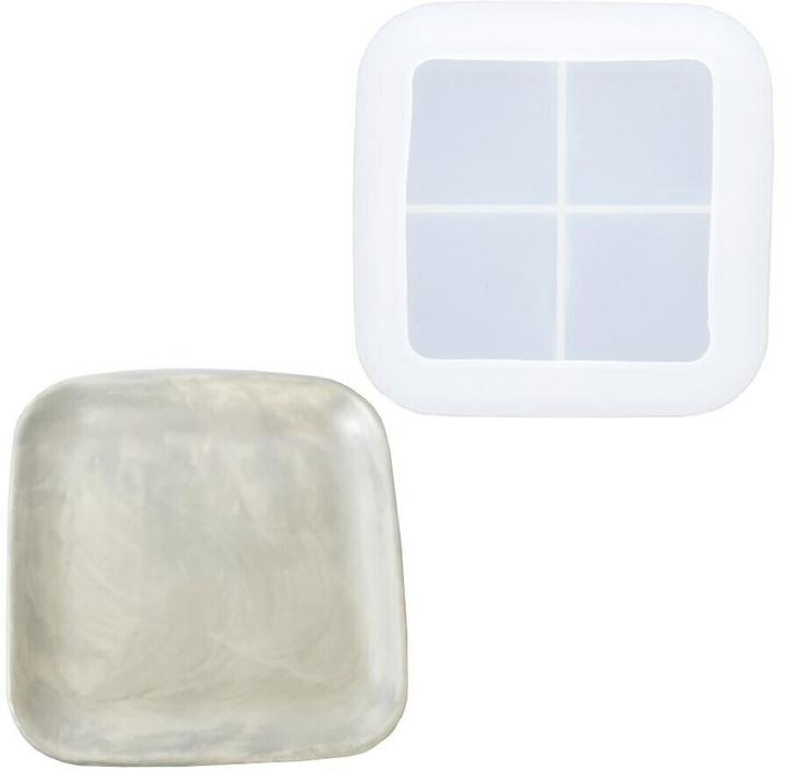 Jesmonite Giessform Schale, 11 x 11 cm