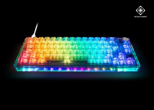 Actual product image Deltaco Gaming Gaming keyboard GAM-160-T-CH White, keyboard layout (CH, Cable)
