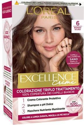 Immagine prodotto L'Oréal Paris L'Oreal Excellence 6 Dark Blonde C6x20 (6 Biondo scuro C6x20)
