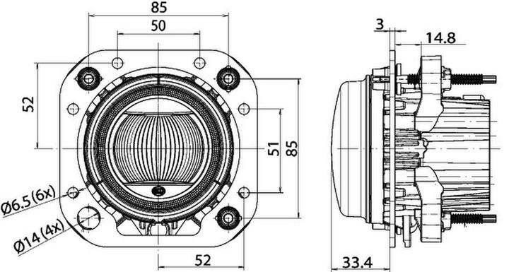 Produktbild Hella Fernscheinwerfer DE LED für AGCO