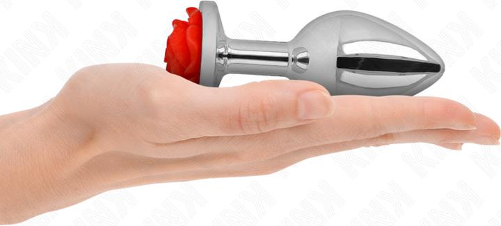Produktbild Kink - Plug Anal Rose Rot Grã–Sse L