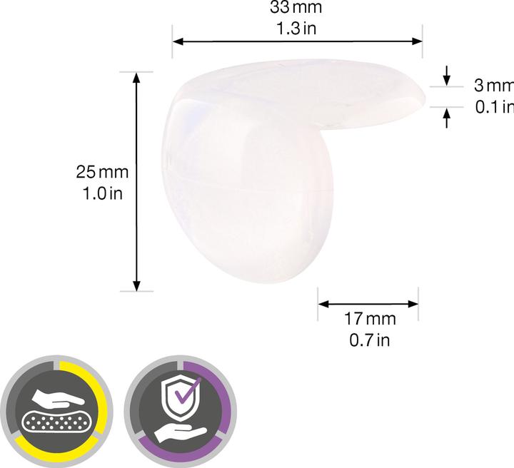 Image du produit Protection d'angle 25x25 mm