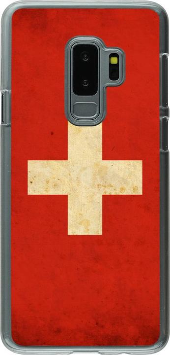 Produktbild PhoneLook Hülle transparent Vintage Flag SWISS (Samsung Galaxy S9+)