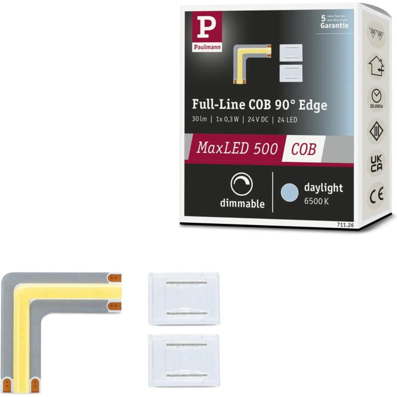 Paulmann, Zubehör Beleuchtung, MaxLED 500 Full-Line COB Stripe Ecke