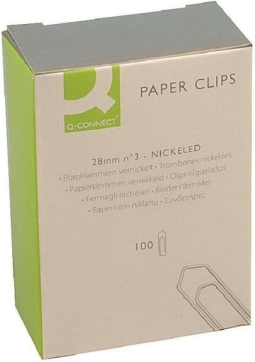 Actual product image Q-Connect Büroklammern (100 x)