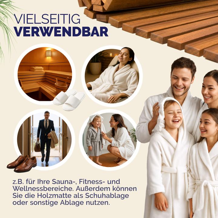 Immagine prodotto Deuba Set di 2 tappetini da bagno (80 x 50 cm)