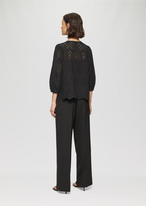 Immagine prodotto s.Oliver Bluse Semitransparente Bluse aus Broderie Anglaise (34)