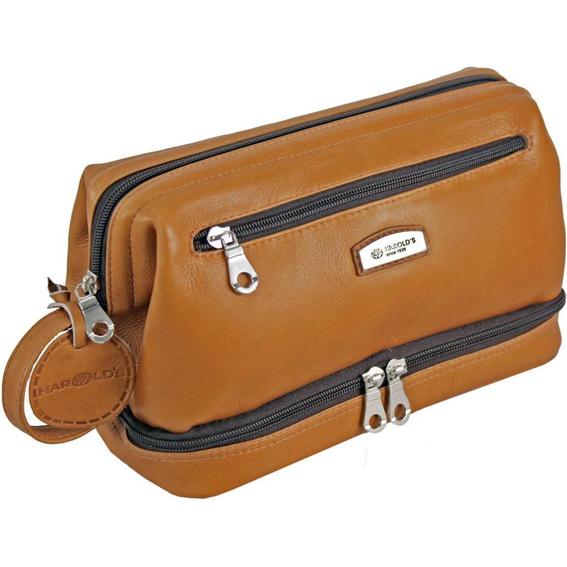 Thumbnail - Harolds, Necessaire, Country Kulturbeutel Leder 27 cm, Braun, (6 l)