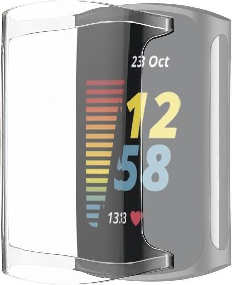 Actual product image Cover-Discount Fitbit Charge 5 - Rubber Protective Case transparent