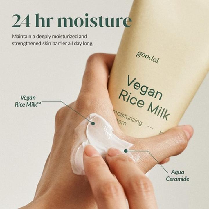 Produktbild Goodal Vegan Rice Milk Moisturizing Cream (Körpermilch)
