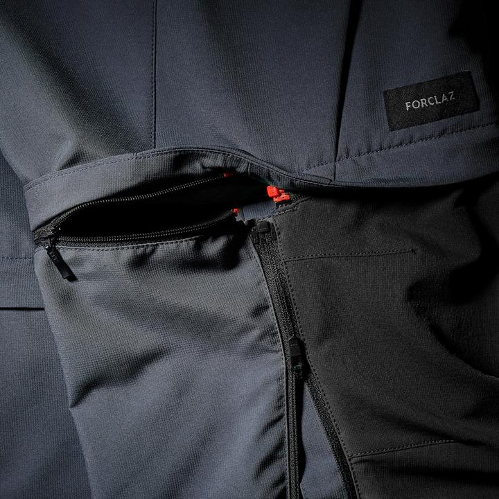 Actual product image Simond Men's 2-in-1 robust trekking zip-off trousers - MT500 (W44/L34)